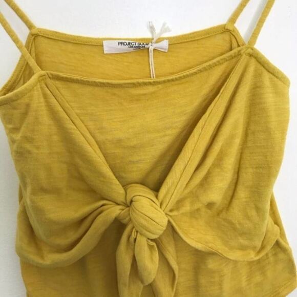 Project Social T | NEW Yellow Knot Front Tank - Picture 3 of 6